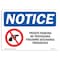 Signmission Sign, 18" H, 24" W, Private Property No Trespassing Sign With Symbol, Landscape, NS-D-1824-L-17853 OS-NS-D-1824-L-17853 - alternate 1